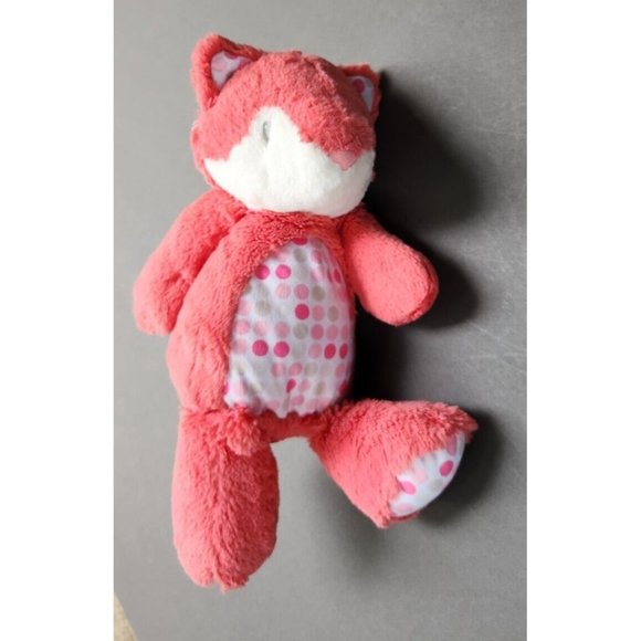 Fox Plush Musical Windup Baby Toy Pink Little Journey Plays You are My Sunshine - Picture 1 of 12
